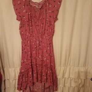 American Rag Floral High Low Long Dress